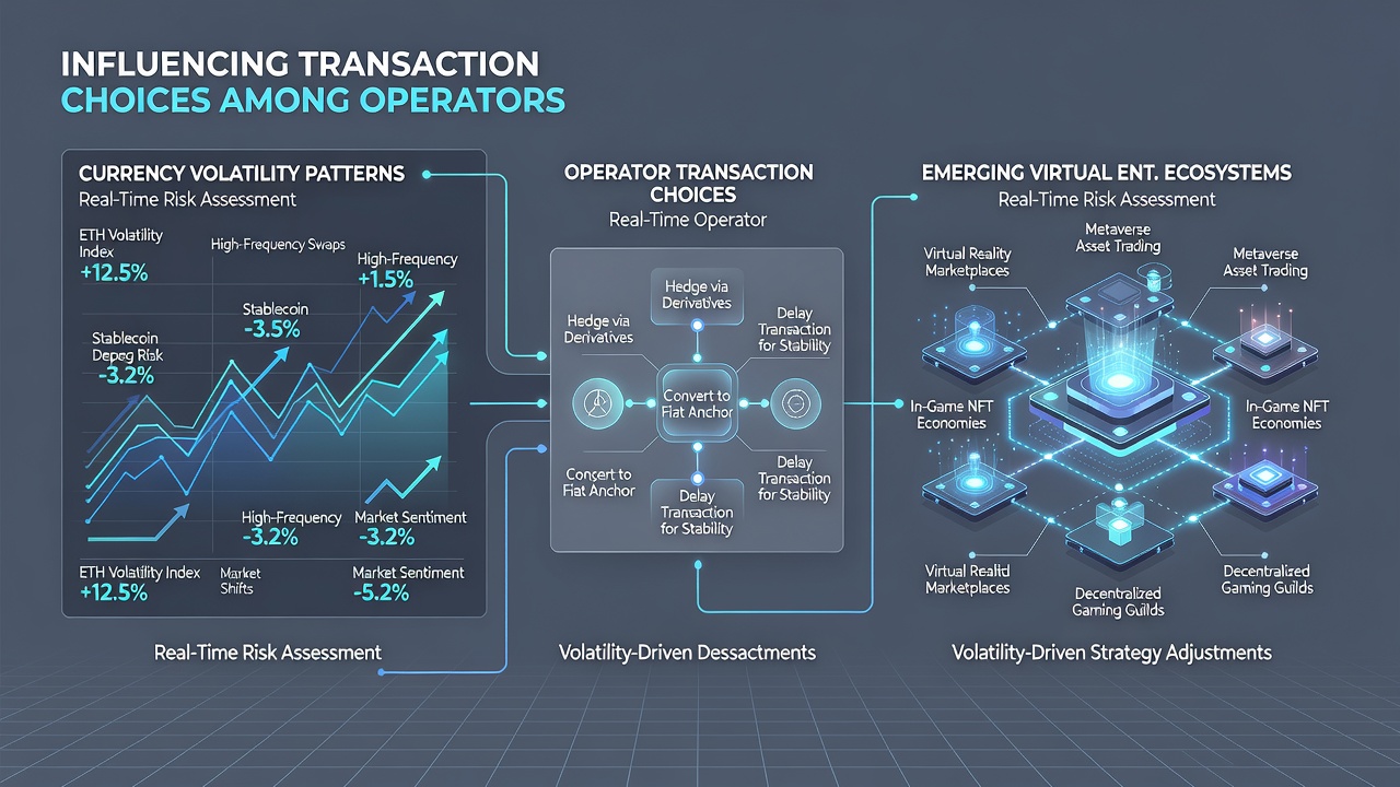 Operators reviewing transaction flow diagrams on multiple screens during currency swing periods