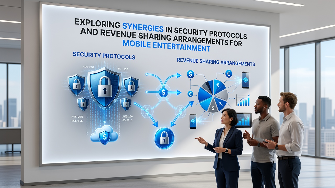 Secure server infrastructure adn revenue analytics interface used by mobile entertainment operators