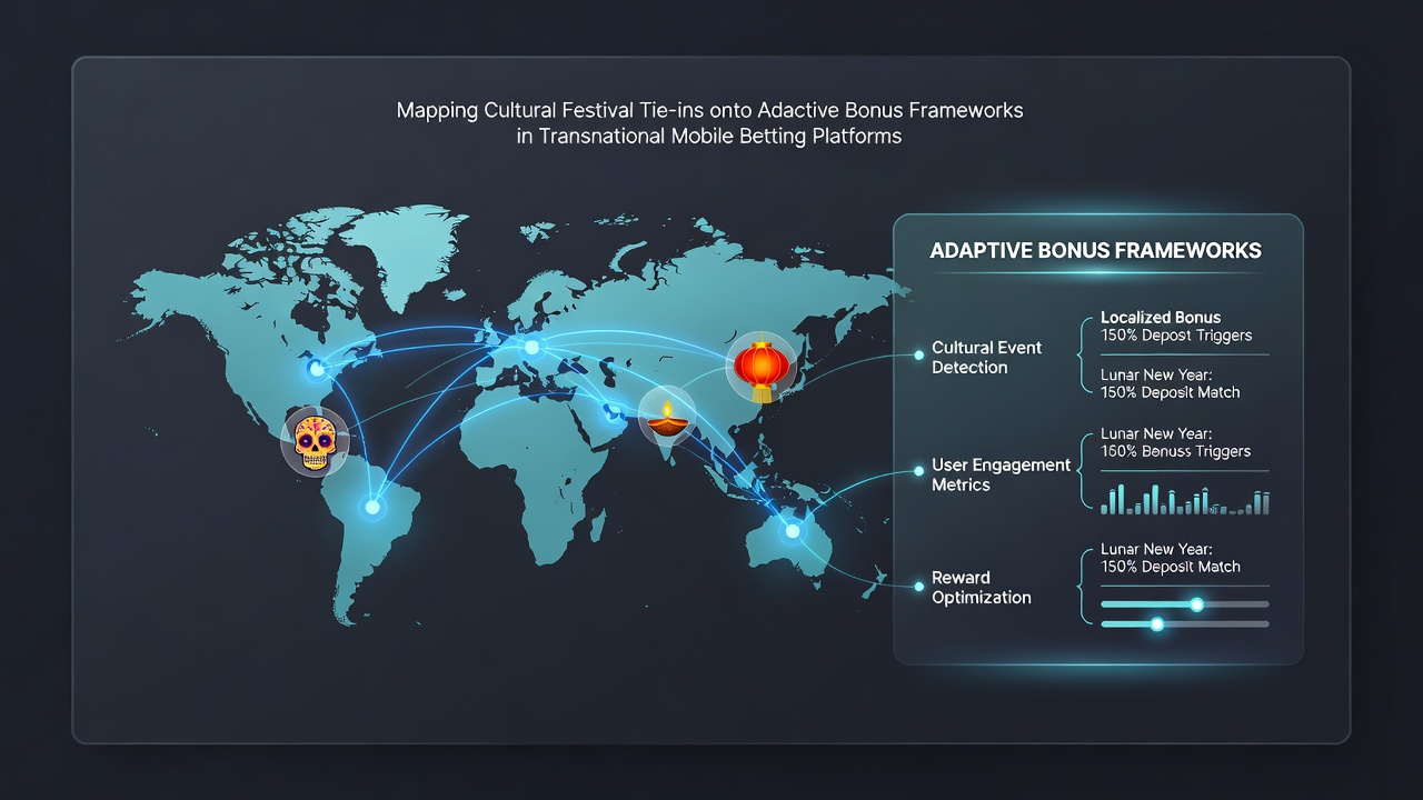 Data visualization dashboard displaying regional festival calendars mapped to bonus multiplier adjustments across mobile platforms