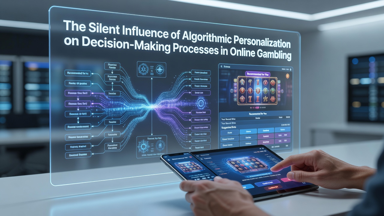 Visualization of data flow diagrams and decision trees used in algorithmic personalization for online gambling platforms